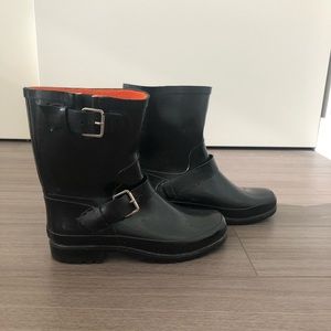 Sperry Topsider Black Rain Boots